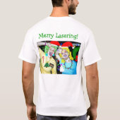 Fröhlicher Laser T-Shirt (Rückseite)