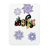 Fröhlicher Lebkuchen Magnet (Vertikal)