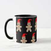 Fröhlicher Lebkuchenmann Winter Tasse (Links)