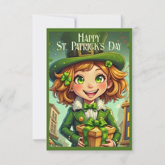 Fröhlicher Leprechaun - St. Patrick's Day Lucky Ch (Vorderseite)