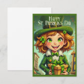 Fröhlicher Leprechaun - St. Patrick's Day Lucky Ch (Vorne/Hinten)