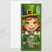 Fröhlicher Leprechaun - St. Patrick's Day Lucky Ch (Vorne/Hinten)