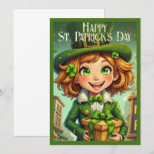 Fröhlicher Leprechaun - St. Patrick's Day Lucky Ch (Vorne/Hinten)