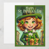 Fröhlicher Leprechaun - St. Patrick's Day Lucky Ch (Vorne/Hinten)