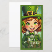 Fröhlicher Leprechaun - St. Patrick's Day Lucky Ch (Vorne/Hinten)