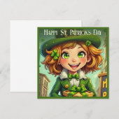 Fröhlicher Leprechaun - St. Patrick's Day Lucky Ch (Vorne/Hinten)