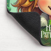 Fröhlicher Leprechaun - St. Patrick's Day Lucky Ch Mousepad (Ecke)