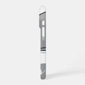 Fröhlicher minimalistischer Hamster iPhone Hülle (Linke Seite)