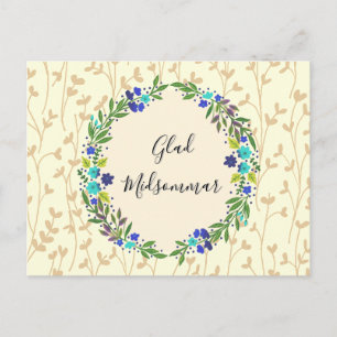 Fröhlicher Mittsommer Postkarte