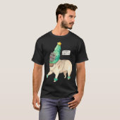 Fröhlicher Mops T-Shirt (Vorne ganz)