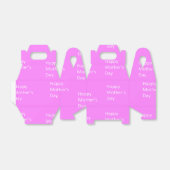 Fröhlicher mütterlicher weißer Text Geschenkschachtel (Ungefaltet)