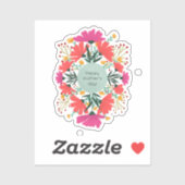 Fröhlicher Muttertag Aufkleber (Blatt)