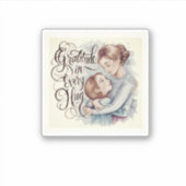 Fröhlicher Muttertag Aufkleber (Vorderseite)