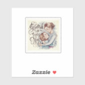 Fröhlicher Muttertag Aufkleber (Blatt)