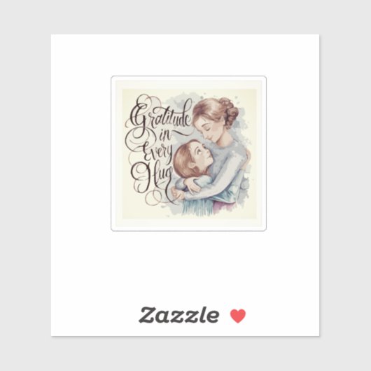 Fröhlicher Muttertag Aufkleber (Blatt)