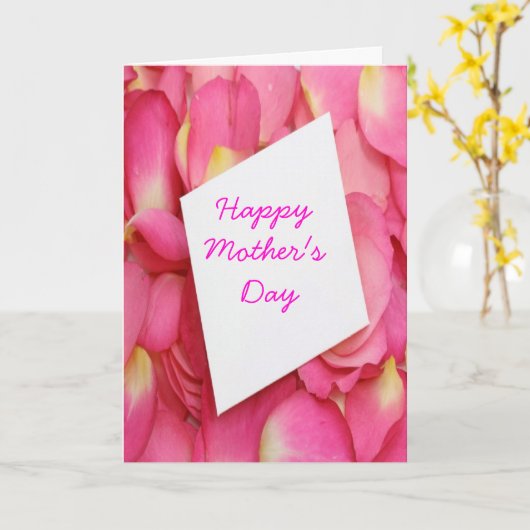 Fröhlicher Muttertag, aus Vater Karte (Gelbe Blume)