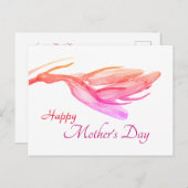 Fröhlicher Muttertag | Birthday Bluebell Postcard Postkarte (Vorne/Hinten)