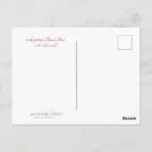 Fröhlicher Muttertag | Birthday Bluebell Postcard Postkarte (Rückseite)