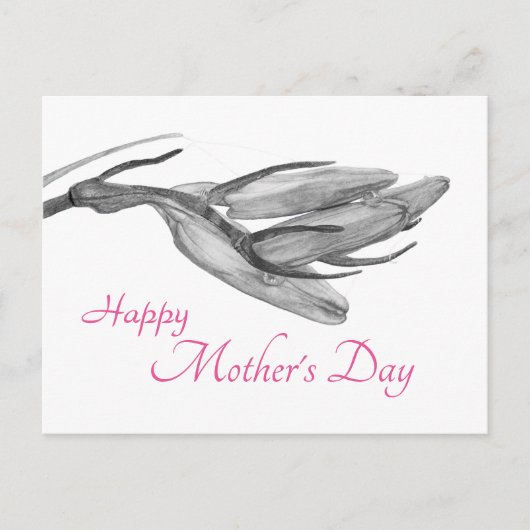 Fröhlicher Muttertag | Birthday Bluebell Postcard Postkarte (Vorderseite)