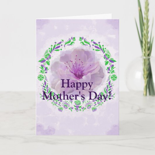 Fröhlicher Muttertag Dankeskarte (Vorderseite)