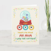 Fröhlicher Muttertag Dankeskarte (Vorderseite)