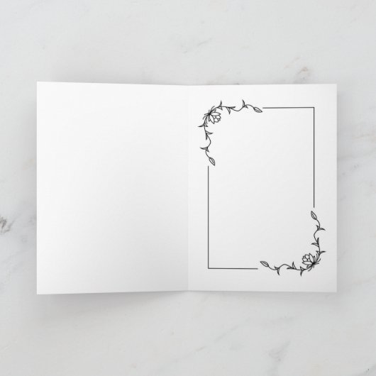 Fröhlicher Muttertag Dankeskarte (Innenseite)