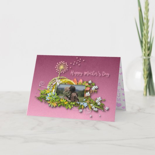 Fröhlicher Muttertag Dankeskarte (Vorderseite)