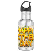 Fröhlicher Muttertag Edelstahlflasche (Vorderseite)