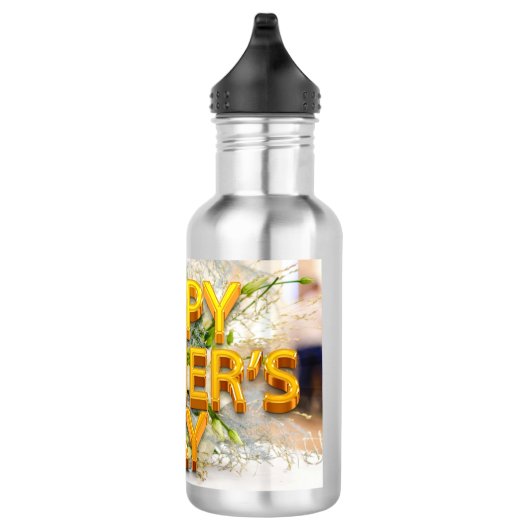 Fröhlicher Muttertag Edelstahlflasche (Rechts)
