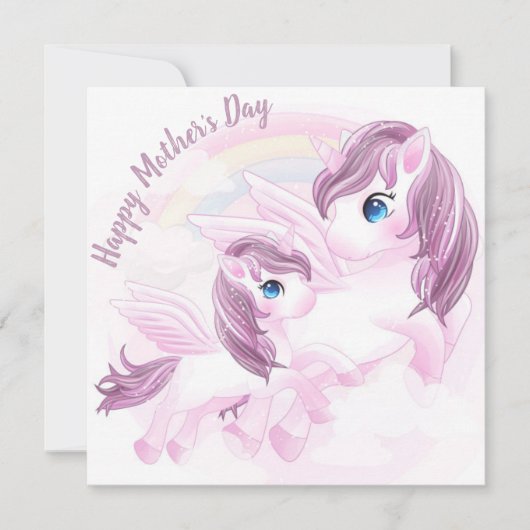 Fröhlicher Muttertag Einladung (Vorderseite)