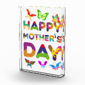 Fröhlicher Muttertag farbenfroh Fotoblock (Rechts)