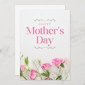 Fröhlicher Muttertag Feiertagskarte (Vorne/Hinten)