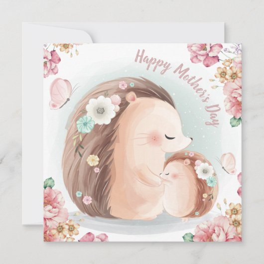 Fröhlicher Muttertag Feiertagskarte (Vorderseite)