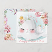 Fröhlicher Muttertag Feiertagskarte (Vorne/Hinten)