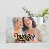 Fröhlicher Muttertag Feiertagskarte (Stehend Vorderseite)