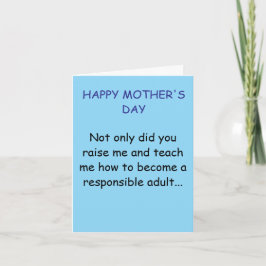 Fröhlicher Muttertag Feiertagskarte