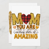 Fröhlicher Muttertag Feiertagskarte (Vorne/Hinten)