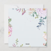 Fröhlicher Muttertag Feiertagskarte (Rückseite)