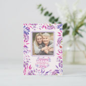 Fröhlicher Muttertag Feiertagspostkarte (Stehend Vorderseite)