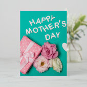 Fröhlicher Muttertag Folieneinladung (Stehend vorne)