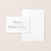 Fröhlicher Muttertag Folienkarte (Anzeige)