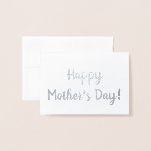 Fröhlicher Muttertag Folienkarte (Vorderseite mit Umschlag)