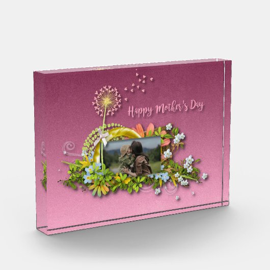Fröhlicher Muttertag Fotoblock (Links)