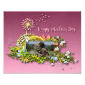 Fröhlicher Muttertag Fotodruck (Vorne)