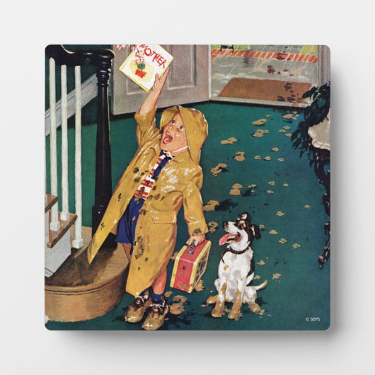 Fröhlicher Muttertag Fotoplatte (Vorderseite)