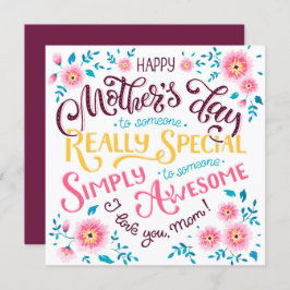 Fröhlicher Muttertag | für besondere und Phantasti Feiertagskarte