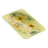 Fröhlicher Muttertag - Gelbe Rosen Magnet (Rechte Seite)