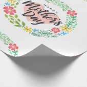 Fröhlicher Muttertag Geschenkpapier (Ecke)