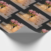 Fröhlicher Muttertag Geschenkpapier (Ecke)