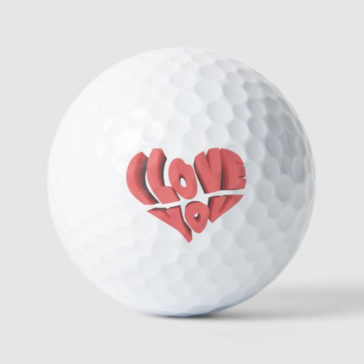 Fröhlicher Muttertag Golfball (Vorderseite)